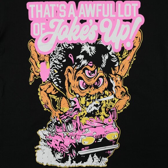 That’s An Awful Lot Of Cough Syrup Jokes Up Monster Car T-shirt Black | ALOCS - Picture 4 of 4